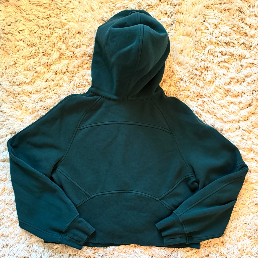 Green Jasper Scuba Oversized Half-Zip Hoodie Lululemon - Picture 2 of 6
